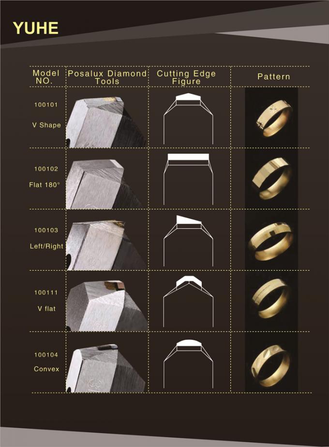 V Shape 165 Degree MCD Posalux Diamond Tools 2